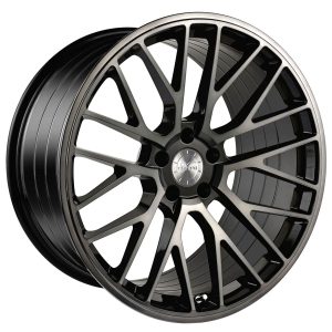 20" VERTINI WHEELS RFS2.4 BRUSHED DUAL BLACK FLOW FORMED FINISH RIMS - Image 2
