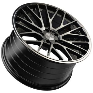 20" VERTINI WHEELS RFS2.4 BRUSHED DUAL BLACK FLOW FORMED FINISH RIMS - Image 3