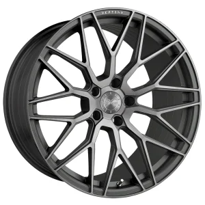 20 VERTINI WHEELS RFS2.0 BRUSHED DUAL GUNMETAL FLOW FORMED FINISH RIMS