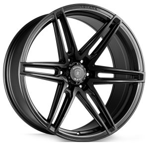 22" ROHANA WHEELS RFV1 GLOSS GRAPHITE FLOW FORMED FINISH RIMS - Image 1