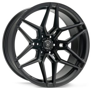 20" ROHANA WHEELS RFV2 MATTE BLACK FLOW FORMED FINISH RIMS