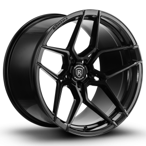 19" ROHANA WHEELS RFX11 GLOSS BLACK FLOW FORMED FINISH RIMS