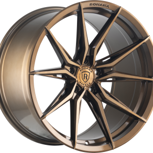 20" ROHANA WHEELS RFX13 BRUSHED BRONZE FLOW FORMED FINISH RIMS