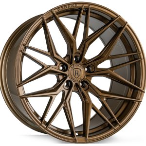 19" ROHANA WHEELS RFX17 GLOSS BRONZE FLOW FORMED FINISH RIMS