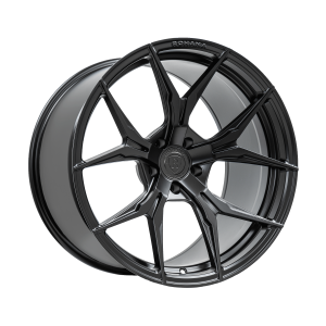 19" ROHANA WHEELS RFX5 MATTE BLACK FLOW FORMED FINISH RIMS