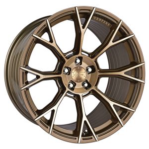 20" VERTINI WHEELS RFS2.7 BRUSHED DUAL BRONZE FLOW FORMED FINISH RIMS - Image 4