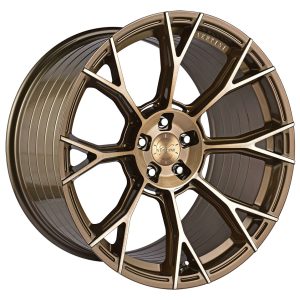 20" VERTINI WHEELS RFS2.7 BRUSHED DUAL BRONZE FLOW FORMED FINISH RIMS
