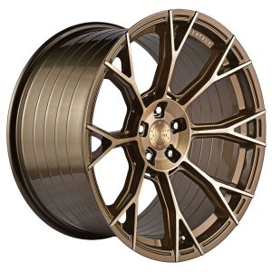 20" VERTINI WHEELS RFS2.7 BRUSHED DUAL BRONZE FLOW FORMED FINISH RIMS - Image 5