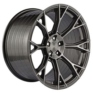 20 VERTINI WHEELS RFS2.7 BRUSHED DUAL GUNMETAL FLOW FORMED FINISH RIMS - Image 4
