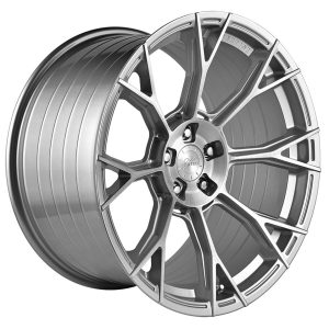 20" VERTINI WHEELS RFS2.7 BRUSHED SILVER FLOW FORMED FINISH RIMS - Image 2