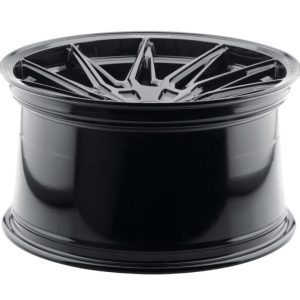 20" BLAQUE DIAMOND WHEELS BD-F20 GLOSS BLACK FINISH FLOW FORGED RIMS - Image 4
