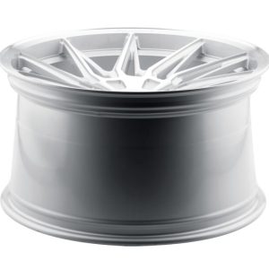 20" BLAQUE DIAMOND WHEELS BD-F20 BRUSHED SILVER FINISH FLOW FORGED RIMS - Image 4