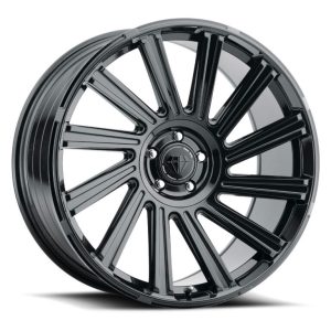 26" BLAQUE DIAMOND WHEELS BD-40 GLOSS BLACK FINISH RIMS