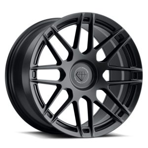 20" BLAQUE DIAMOND WHEELS BD-F12 SATIN BLACK FINISH FLOW FORGED RIMS