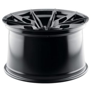 20" BLAQUE DIAMOND WHEELS BD-F29 GLOSS BLACK FINISH FLOW FORGED RIMS - Image 4