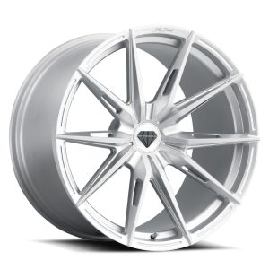 20" BLAQUE DIAMOND WHEELS BD-F29 BRUSHED SIVLER FINISH FLOW FORGED RIMS