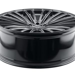 22" BLAQUE DIAMOND WHEELS BD-716 GLOSS BLACK FINISH RIMS - Image 2