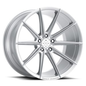 19" BLAQUE DIAMOND WHEELS BD-11 GLOSS SILVER FINISH RIMS
