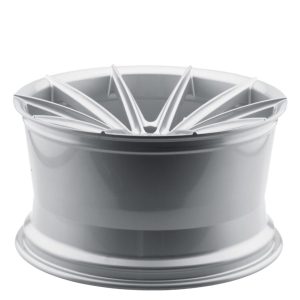 24" BLAQUE DIAMOND WHEELS BD-11 GLOSS SILVER FINISH RIMS - Image 2