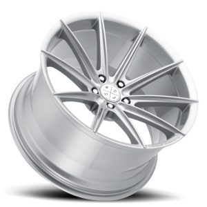 24" BLAQUE DIAMOND WHEELS BD-11 GLOSS SILVER FINISH RIMS - Image 4