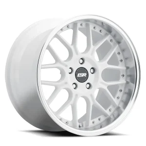 18" ESR WHEELS CS18 GLOSS WHITE FINISH RIMS