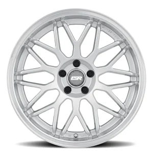 18" ESR WHEELS AP1 HYPER SILVER MACHINED LIP FINISH RIMS - Image 3