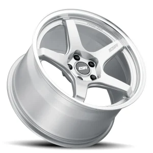 18" ESR WHEELS AP5C HYPER SILVER MACHINED LIP FINISH RIMS - Image 2