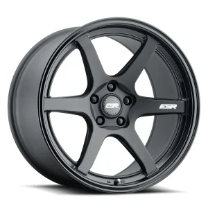 18" ESR WHEELS AP6 MATTE BLACK FINISH RIMS