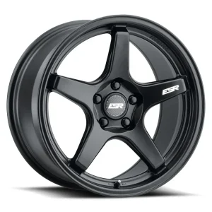 18" ESR WHEELS AP5C SANTIN BLACK FINISH RIMS
