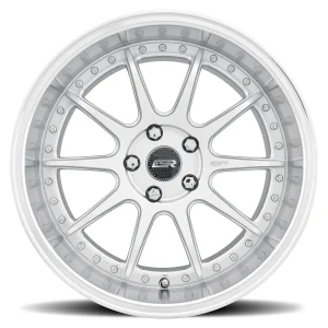 18" ESR WHEELS CS12 HYPER SILVER FINISH RIMS - Image 3