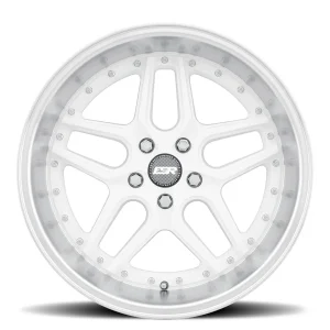 18" ESR WHEELS CS15 GLOSS WHITE FINISH RIMS - Image 3