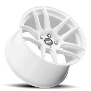 18" ESR WHEELS CS8 GLOSS WHITE FINISH RIMS - Image 2