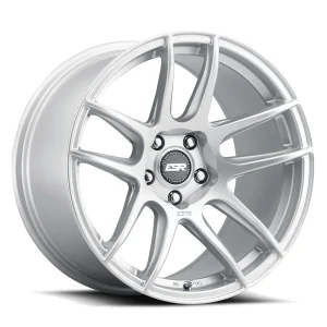 18" ESR WHEELS CS8 HYPER SILVER FINISH RIMS