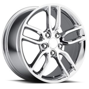19" FACTORY REPRODUCTIONS WHEELS FR26 Z51 C7 CORVETTE REPLICA CHROME FINISH RIMS