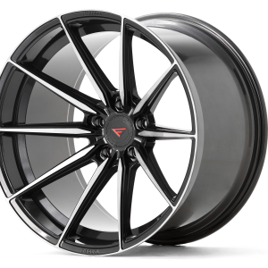 20" FERRADA WHEELS F8-FR10 GRAPHITE MACHINED FINISH FLOW FORMED RIMS - Image 2