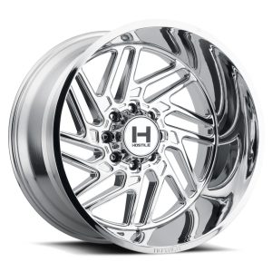 24" HOSTILE WHEELS H110 STRYKER CHROME FINISH RIMS - Image 2