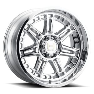 24" HOSTILE WHEELS H124 LUNATIC CHROME FINISH RIMS