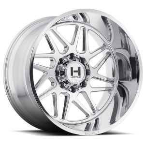 22" HOSTILE WHEELS H108 SPROKET CHROME FINISH RIMS