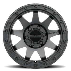 17" METHOD WHEELS 317 MATTE BLACK FINISH RIMS