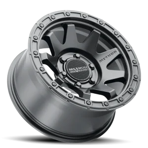 17" METHOD WHEELS 317 MATTE BLACK FINISH RIMS - Image 2