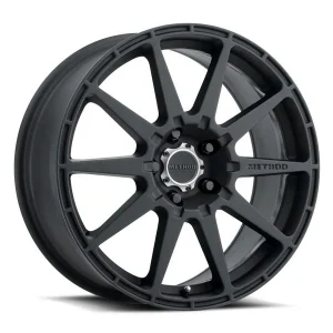 17" METHOD WHEELS 501 RALLY MATTE BLACK CROSSOVER SUV RIMS