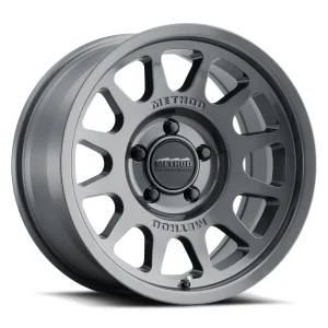 17" METHOD WHEELS 703 GLOSS TITANIUM FINISH RIMS - Image 4