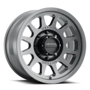 17" METHOD WHEELS 703 GLOSS TITANIUM FINISH RIMS - Image 2