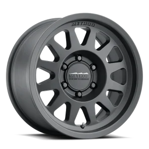 17" METHOD WHEELS 704 MATTE BLACK FINISH RIMS