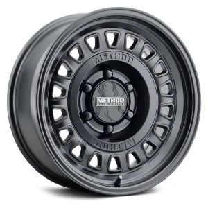 17" METHOD WHEELS 320 MATTE BLACK FINISH RIMS