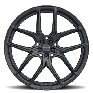 22" MV FORGED WHEELS MVF-5 SATIN BLACK FLOW FORM RIMS - Image 2