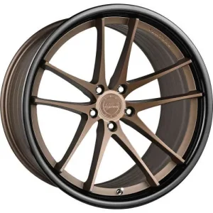 20" VERTINI WHEELS RFS1.5 SATIN BRONZE GLOSS BLACK LIP FLOW FORMED FINISH RIMS
