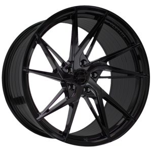 20 VERTINI WHEELS RFS1.9 FULL GLOSS BLACK FLOW FORMED FINISH RIMS