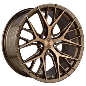 19" VERTINI WHEELS RFS2.1 BRUSHED DUAL BRONZE FLOW FORMED FINISH RIMS - Image 2
