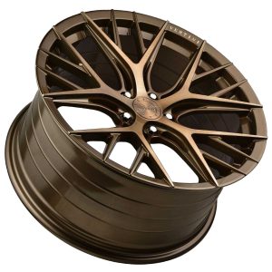 19" VERTINI WHEELS RFS2.1 BRUSHED DUAL BRONZE FLOW FORMED FINISH RIMS - Image 3